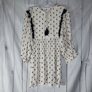 Masai Copenhagen Boho Hippe V-Neck Top/ Mini Dress Size M